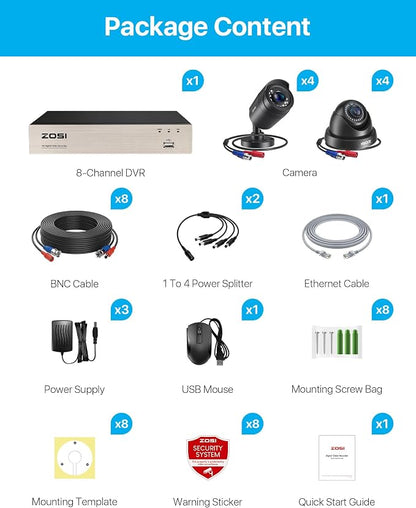 ZOSI 8CH 3K Lite Security Camera System - Image 9