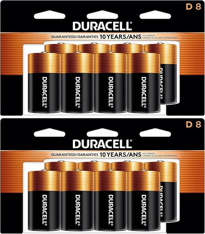 Duracell - CopperTop D Alkaline Batteries - Long Lasting by Duracell