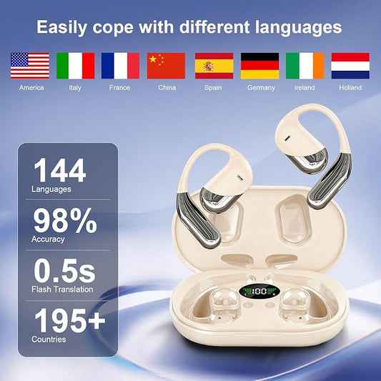 Open Bone Conduction Bluetooth Headphones, Ergonomic Ear Hook Design, Smart - Image 2