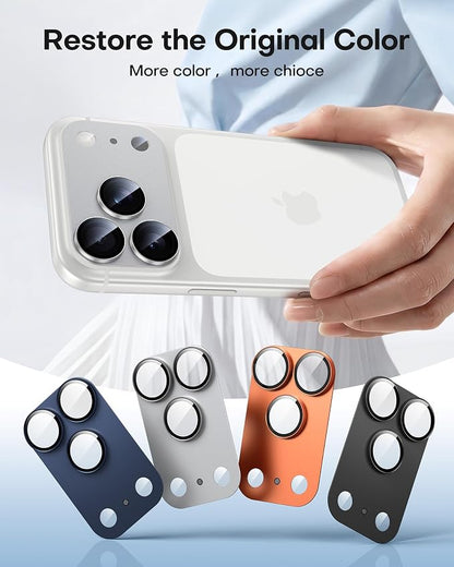 TAURI 2 Pack for iPhone 17 Pro Camera Lens Protector, Full Coverage - Image 8