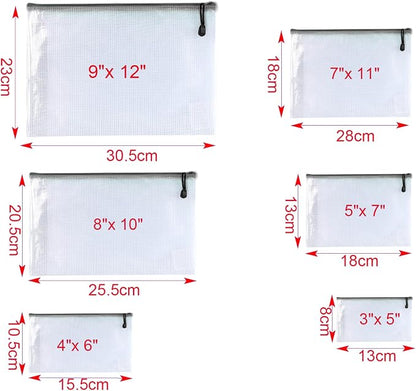 Mesh Zipper Pouch Bags, Zipper Bags - Image 3