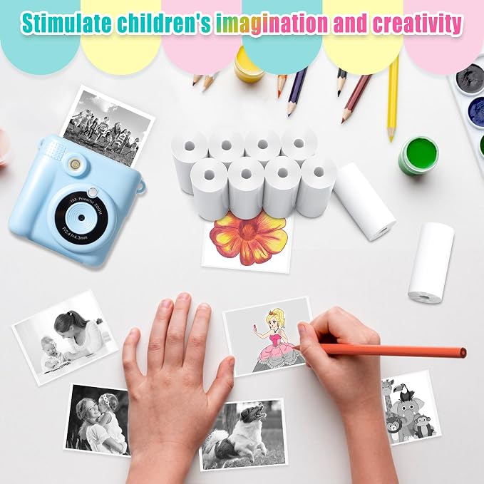 20 Rolls Instant Print Camera for Kids Refill Print Paper - Image 4