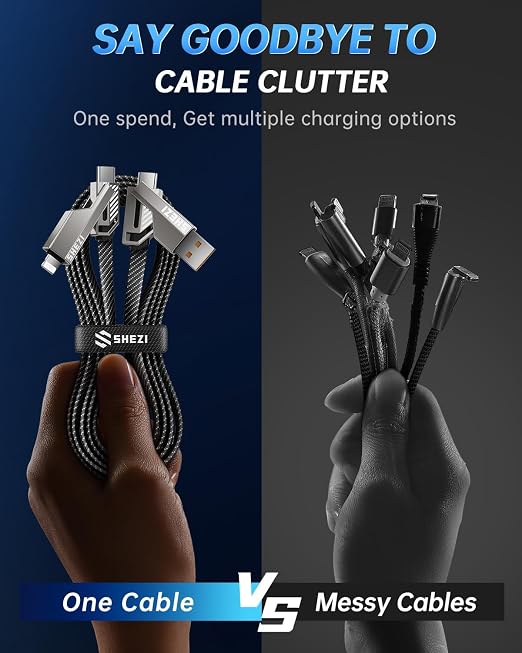 4-in-1 USB C Cable 60W 3FT Compatible - Image 3