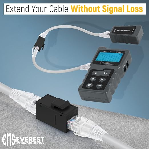 Everest 6-Pack Cat6 RJ45 Keystone Coupler - Image 4