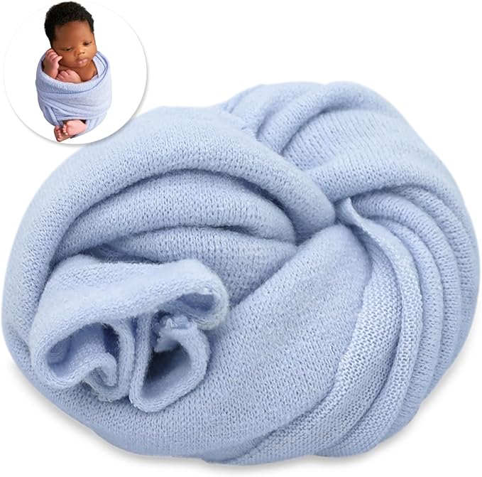 Newborn Posing Wrap Newborn Photography Props Soft Stretch Knit Blanket by ForBaysy