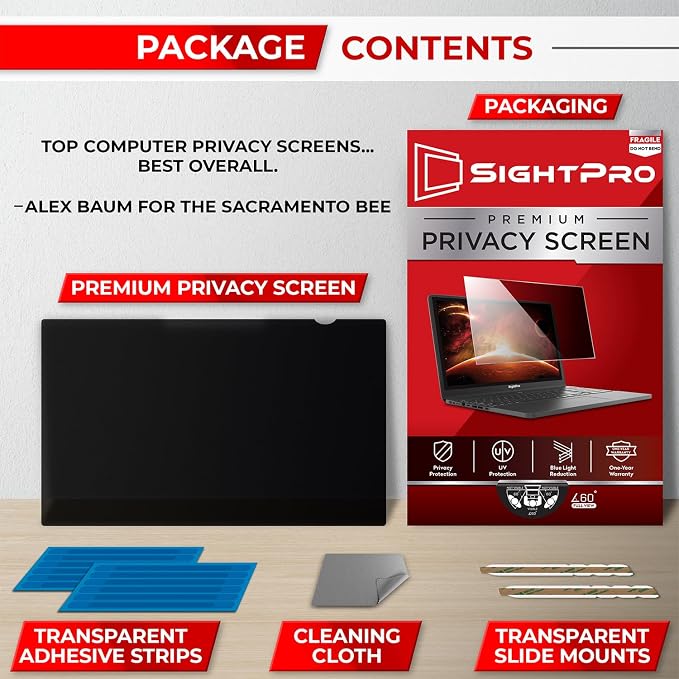 15.6 Inch 16:9 Laptop Privacy Screen Filter - Image 6
