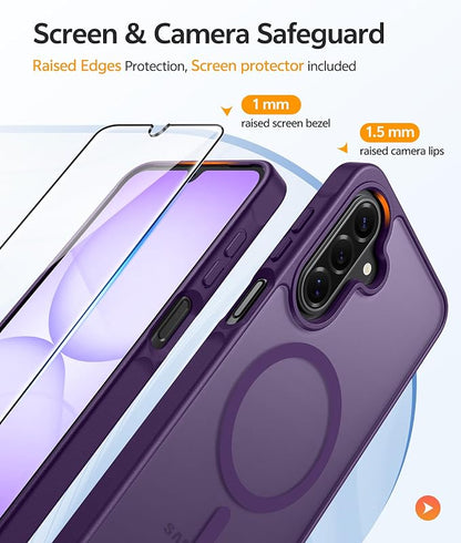 FNTASE for Galaxy A17/A16 5G Phone Case: for Samsung A17 Cases Matte - Image 4