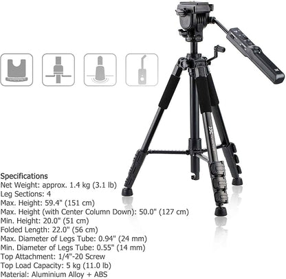 Camera Remote Control Tripod Rplac VCT-VPR1 - Image 5