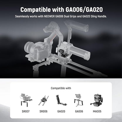 NEEWER Mount Adapter for RS3 Pro & RS4 Pro, Arca Type Quick Release Plate - Image 5