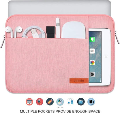Lacdo Laptop Sleeve for Women, 14 Inch Laptop Sleeve Case for HP Lenovo Dell - Image 4