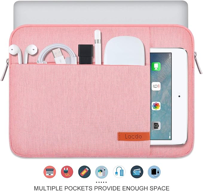 Lacdo 15-15.6 Inch Laptop Sleeve Case - Image 4