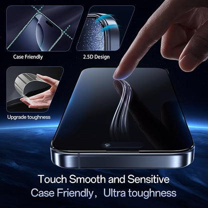 Screen Protector for iPhone 16 Pro Max Blue Light Block, Military-Grade - Image 7