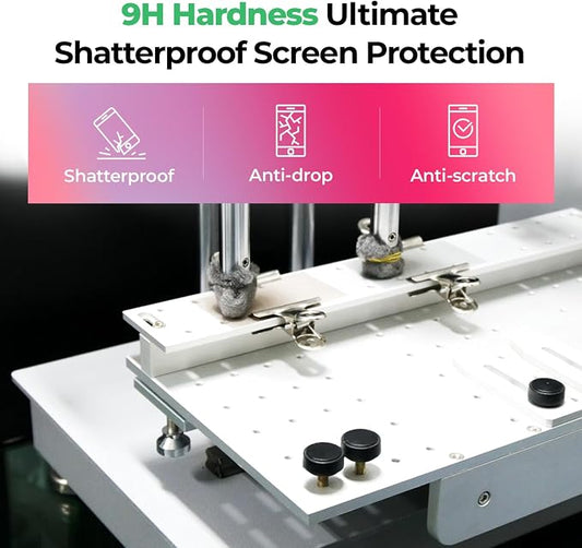 SIELO 2 Pack Matte Screen Protector, 9H Hardness Shatterproof & paper-feel PET - Image 2