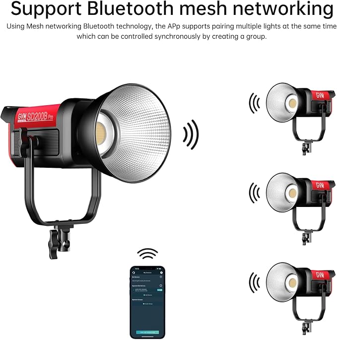 GVM LED Video Light Studio, 200W Studio Light Continuous Lighting Kit - Image 8