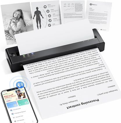 TATTMUSE Inkless Portable Printers Wireless by TATTMUSE