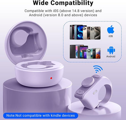 Remote Scrolling Ring for Tiktok, Page Turner for Kindle App, Tablet-Light - Image 7