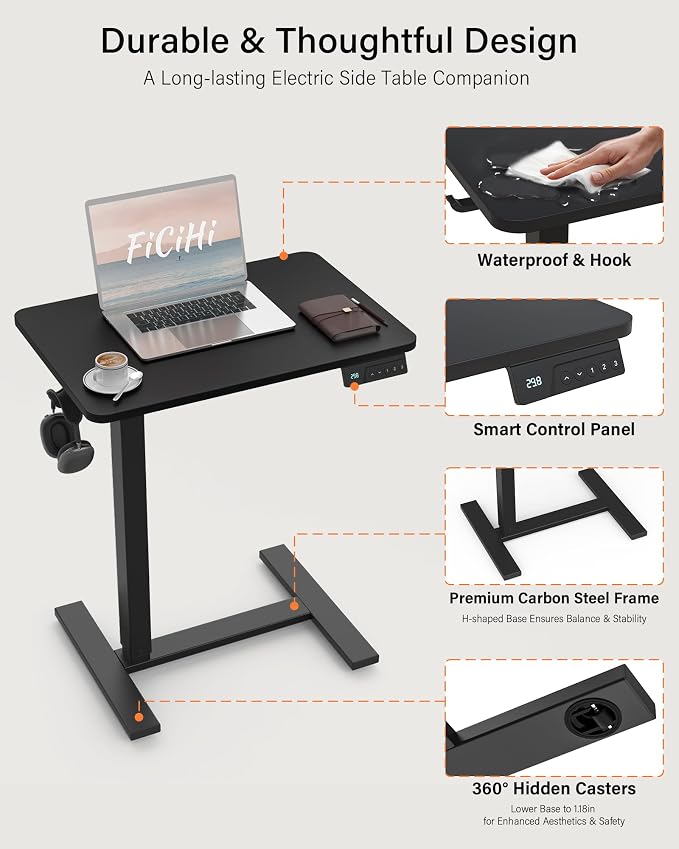 Mobile Standing Desk with Wheels - Image 7
