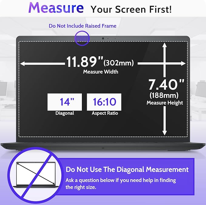 14 Inch Laptop Privacy Screen Compatible - Image 6