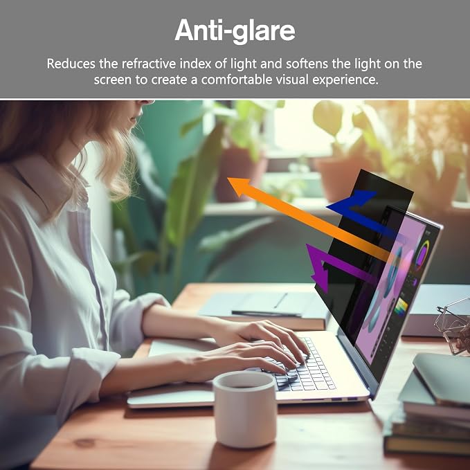 bersem 17.3 Inch Laptop Privacy Screen - Image 3