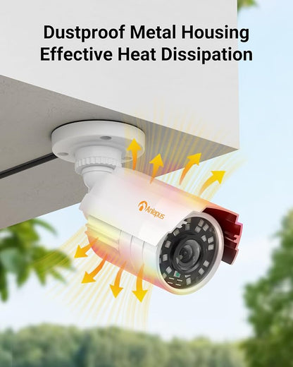 Anlapus 2 Pack 1080P HD Security Cameras, 80ft Night Vision, IP66 Weatherproof - Image 8