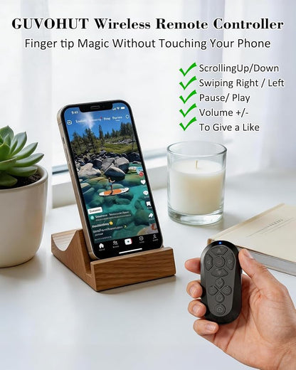 Bluetooth Remote Controller for TikTok Scrolling/Camera/Video Recording/Kindle - Image 2