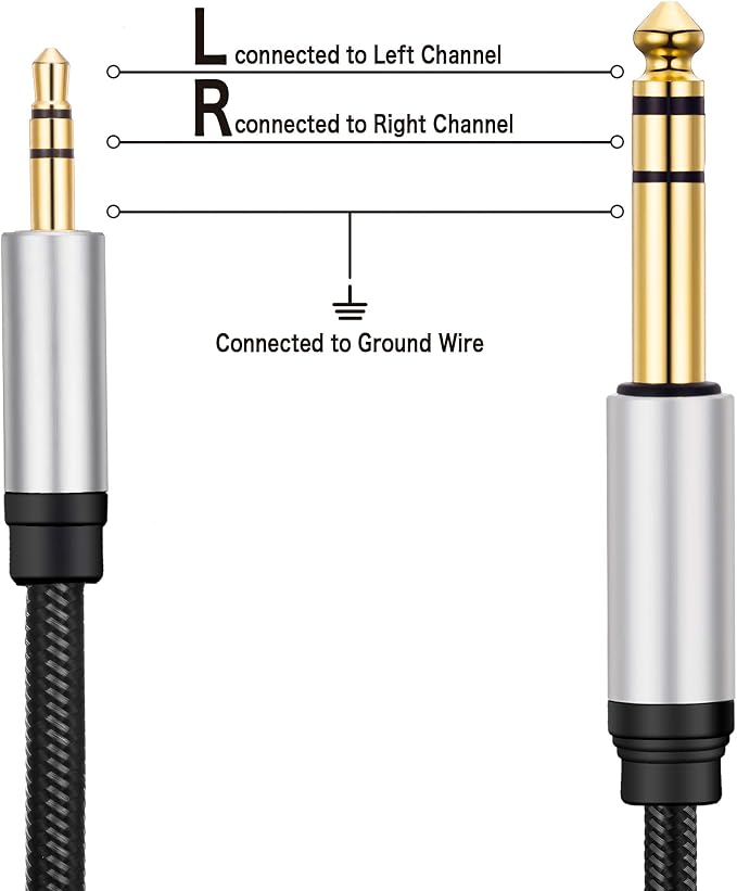 3.5 mm to 6.35 mm Audio Cable 50Ft - Image 5