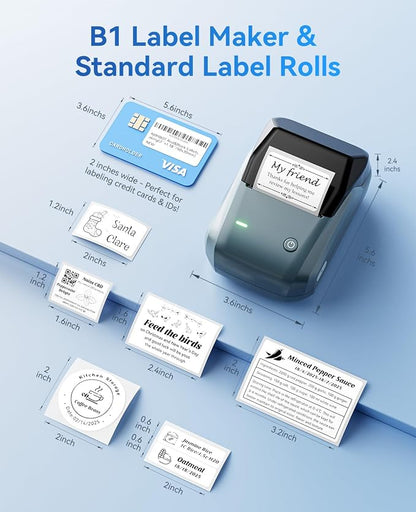 NIIMBOT B1 Label Maker Machine, Thermal Label Printer Easy to Use - Image 8