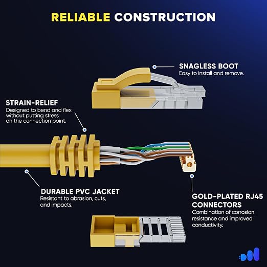 Maximm Cat 6 Ethernet Cable 30 ft - Image 3