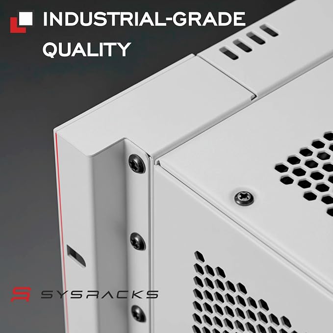 18U Wall Mount Server Rack Cabinet – 19" Network Rack Enclosure, PDU & Shelf - Image 9