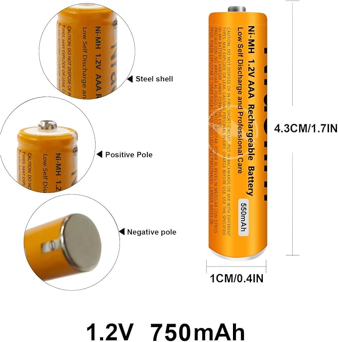 4 Pack NI-MH AAA Rechargeable Battery - Image 9