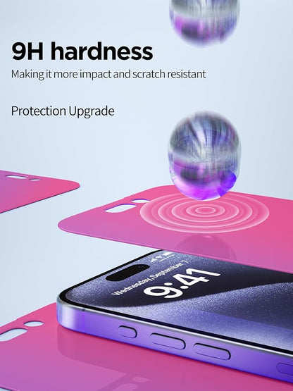 Compatible for iPhone 14 Pro Privacy Screen Protector Tempered Glass 6.1 Inch - Image 4