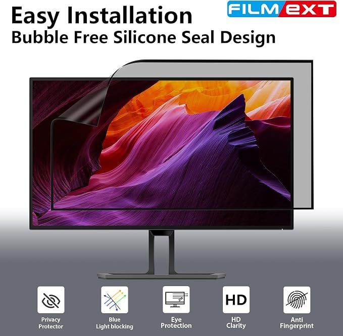 FILMEXT [2 Pack 21.5 Inch Computer Privacy Screen Filter - Image 3