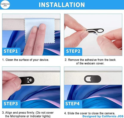 Webcam Cover, 0.03 inch Ultra Thin Laptop Camera Cover Slide - Image 3