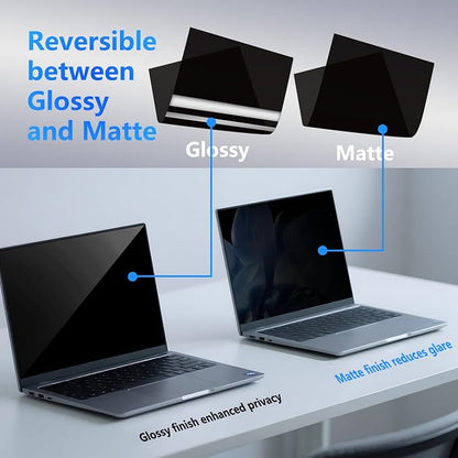 4-Way Laptop Privacy Screen Shield 15.6 Inch, Removable 16:9 Aspect 360° - Image 6