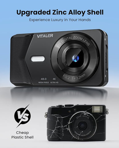 Digital Camera, Autofocus 48MP 4K Camera - Image 2