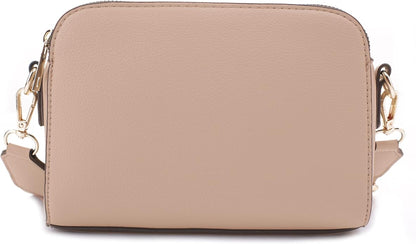 EVVE Crossbody Bags for Women Trendy Triple Zip Small Crossbody Camera Bag Purse - Image 3