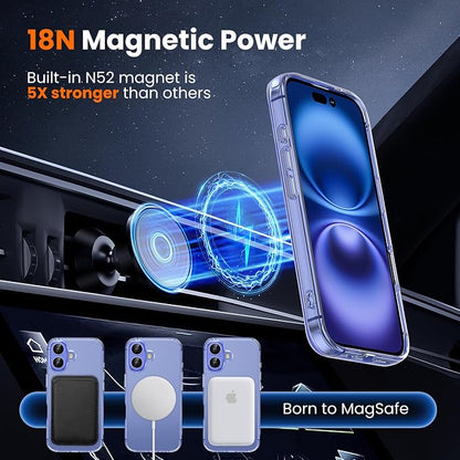 toushion 3 in 1 for iPhone 16 Case Clear - Image 6