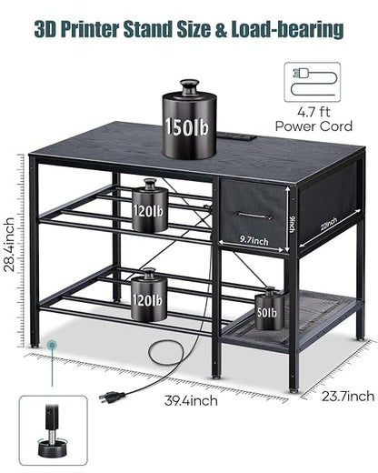 3D Printer Table with Filaments Storage - Image 5
