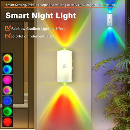LED Wireless Wall Sconce with 7 Colors Changing, Motion Sensor Light Indoor - Image 2