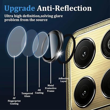 Compatible with Motorola Moto Edge 2026 Camera Lens Protector, Individual Metal - Image 4