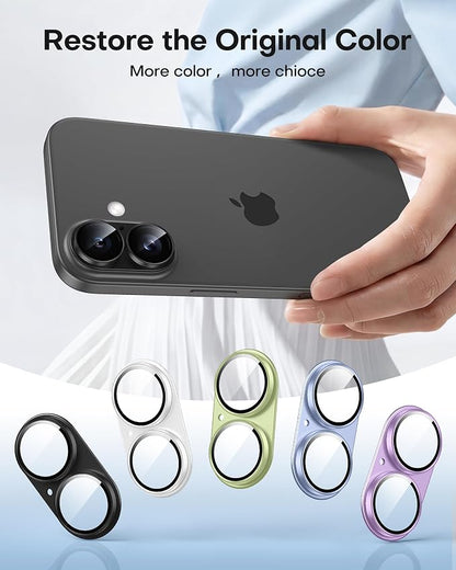 TAURI 2 Pack for iPhone 17 Camera Lens Protector, Full Coverage Military-Grade - Image 7