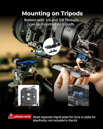 SMALLRIG Foldable V Mount Battery Plate w/QR Plate - Image 8