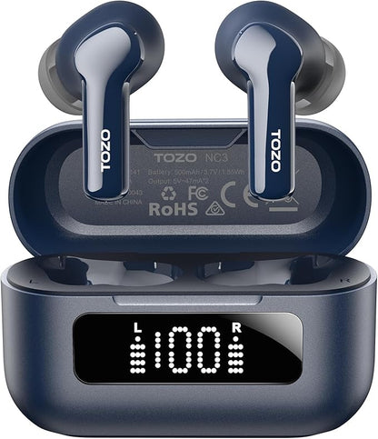TOZO NC3 Hybrid Active Noise Cancelling Wireless Earbuds by TOZO