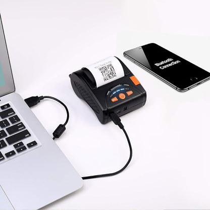 MUNBYN Bluetooth Receipt Printer, 58mm Mini Wireless POS Thermal Printer - Image 8