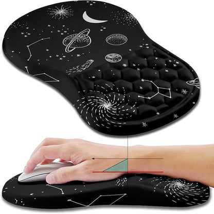 Hokafenle Ergonomic Mouse Pad Wrist Support, Wrist Rest Mousepad by Hokafenle