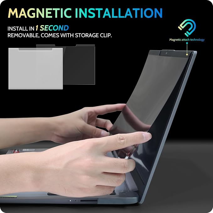 Magnetic Laptop Privacy Screen 13.3 Inch - Image 2
