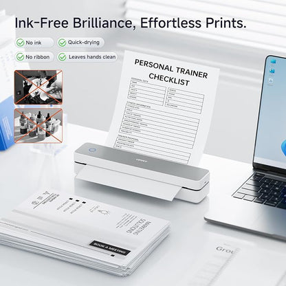 HPRT Portable Thermal Printer-Inkless Printer, Supports Thermal Paper&Labels - Image 5