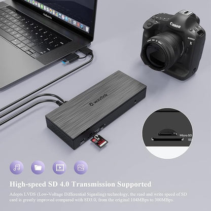 WAVLINK DisplayLink Laptop Docking Station - Image 9