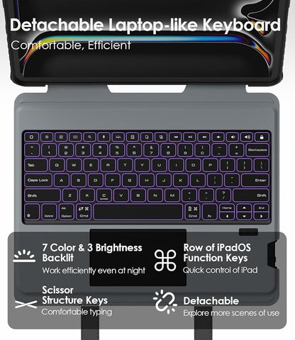 Nillkin Carry Go Keyboard Case for iPad Pro 13 inch 2024 - Image 4