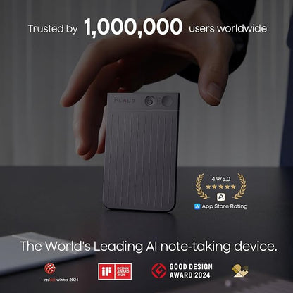 Plaud Note AI Voice Recorder, Voice Recorder w/Case, App Control, Transcribe & - Image 8